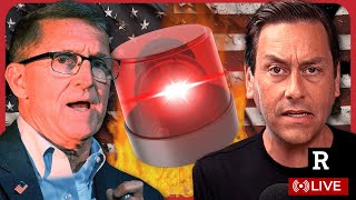 NATIONAL EMERGENCY General Mike Flynn Joins Redacted For Special Warning Broadcast  Redacted News [upl. by Adiraf]