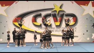 RMOst2015  Teufelinos  Peewee Cheer Level 2 [upl. by Anaillil]