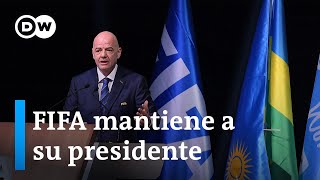 Gianni Infantino es reelegido por cuatro años como presidente de la FIFA [upl. by Irot180]