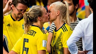 Magdalena Eriksson y Pernille Harder  Lovely Couple [upl. by Aihtebat]