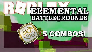 5 TYPE OF ANGEL COMBOS  Roblox Elemental Battleground [upl. by Irmine217]