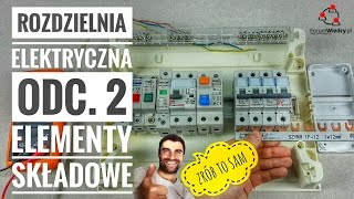 Rozdzielnica elektryczna 2 elementy składowe  ForumWiedzy [upl. by Esyned]