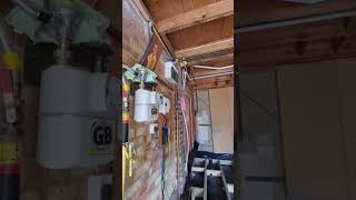 Garage conversion into room in 3 weeks👍  to be continued short diy [upl. by Findley]