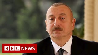 Azerbaijani president responds to BBC’s crackdown claims [upl. by Grazia]