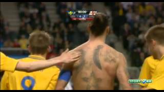 AMAZING Zlatan Ibrahimovic GOAL vs ENGLAND 42 MUIE DINAMO [upl. by Leaffar]