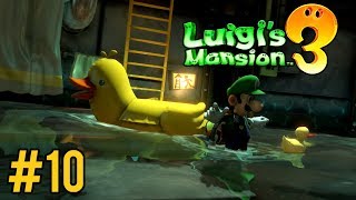 Luigis Mansion 3  Playthrough Part 10  Floor B2 Boilerworks Janitor Ghost Switch [upl. by Kareem]