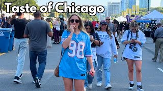 CHICAGO  Taste of Chicago Walkthrough on Sunday Final Day  September 8 2024  4k 60fps Video [upl. by Notnyw426]