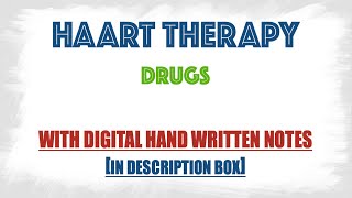 HAART Therapy Drugs  Goals [upl. by Uehttam290]