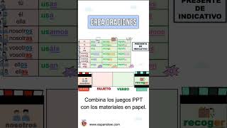 🎬PARTES DE LA ORACIÓN Juegos para crear oraciones GRAMÁTICA DIVERTIDA Ideas vuelta al cole [upl. by Cahn968]