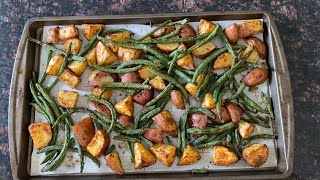 Roasted Potatoes And Green Beans [upl. by Mercedes]