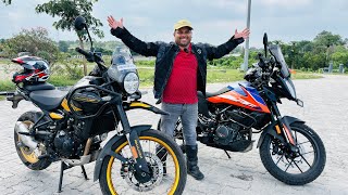 HIMALAYAN 450 vs KTM 390 ADV  HONEST REVIEW [upl. by Grimes]