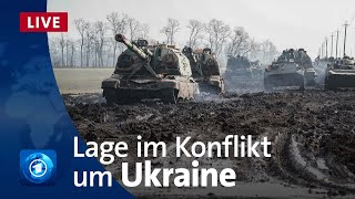 UkraineRusslandKonflikt Sondersendung mit aktuellen Entwicklungen [upl. by Airb]