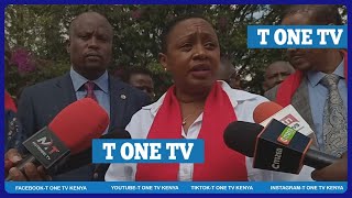 SABINA CHEGE NEARLY CRIES AFTER THE FAILED COUP AT JUBILEE HEADQUARTERS [upl. by Aimaj985]