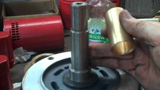 SHAFT SLEEVE REMOVAL INSTALLATION CLOSE COUPLED MOTOR MOUNTED PUMP JM JP how to tutorial [upl. by Themis]