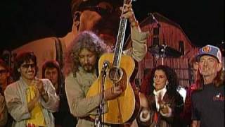 Arlo Guthrie Willie Nelson Neil Young amp More  This Land Is Your Land Live at Farm Aid 1987 [upl. by Auqinehs636]