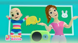 The Hokey Pokey Dance Song For Kids  Little Rattle Nursery Rhymes [upl. by Carlin174]