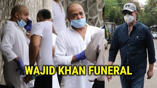 Wajid Khan Funeral  Brother Sajid Khan BREAKS DOWN Aditya Pancholi arrives to attend LAST RITES [upl. by Nibaj456]