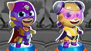 Talking Tom Hero Dash Mighty Ginger vs Rockstar Ginger Color Blast vs Speed of Sound event Gameplay [upl. by Arley]