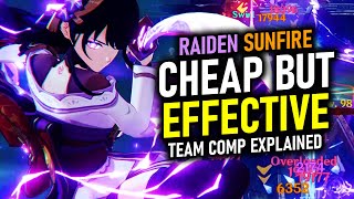 UNDERRATED RAIDEN TEAM COMP Raiden Sunfire explained  Genshin Impact [upl. by Hopkins783]