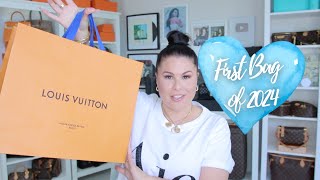 LOUIS VUITTON UNBOXING FIRST BAG 2024 Jerusha Couture [upl. by Applegate]