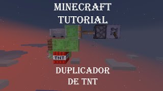 Minecraft Tutorial  Como Fazer um Duplicador de TNT [upl. by Oleg559]