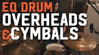 How to EQ Drum Overheads and Cymbals for Rock  Metal Drums [upl. by Rosenkrantz]