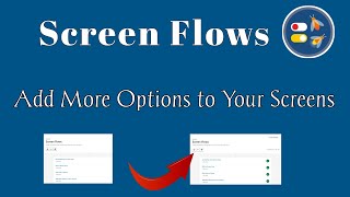 Screen flowsAdd More Options to your screensSalesforceTrailhead [upl. by Dygal]