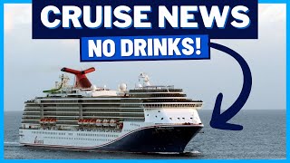 CRUISE NEWS Port Cancellations Backtracked Carnival Drinks Change Carnival Pride Ship amp MORE [upl. by Ahseiyt]