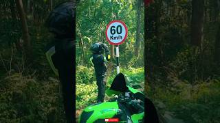 Zx10r speed60😂ninjalovershortviralvideo [upl. by Nylecsoj]