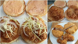 Zinger chicken Burger how to make zinger chickenzinger chicken recipemeandmykitchen247 [upl. by Ecirtra]