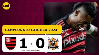 FLAMENGO 1 X 0 NOVA IGUAÇU  Campeonato Carioca 2024 Veja os Gols [upl. by Rene]