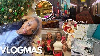 VL☆GMAS RECAP ❄️  NYC  Movies  Holiday dinner  PLT Haul  Brand collab  New Hair  Am0ur Zay [upl. by Esiahc568]