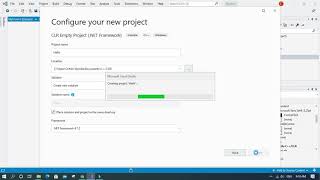 how to create C CLR Project in Visual Studio 2019 [upl. by Yasmine]