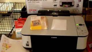 My New 3 in 1 CANON Printer  PIXMA MP250  32 at Walmart [upl. by Latsyc]