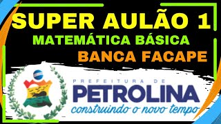 FACAPE RETA FINAL P SOBRADINHO BA E PETROLINA PE matemática matematika [upl. by Glimp]