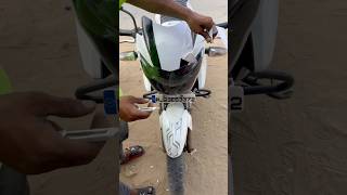 Apache RTR bike Visor modify modified wrap vinylwrapper youtube tvs [upl. by Anauqahs]