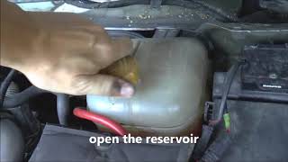 How to drain coolant  OpelVauxhall Astra Zafira Vectra Meriva Corsa [upl. by Atsiuqal]