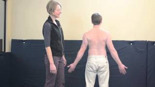 PT Exercise  Shoulder Blade Squeeze [upl. by Ariaek]