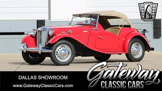 1952 MG TD For Sale  Dallas 2511 [upl. by Stearn]