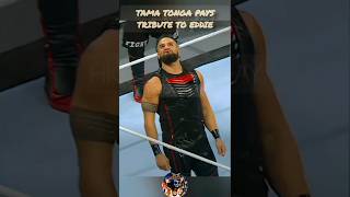 tama tonga pays tribute to eddie trending shorts youtubeshorts [upl. by Lavern]