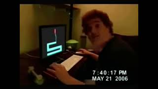 Guy punches monitor in fear but he doesnt punch it [upl. by Nobell]