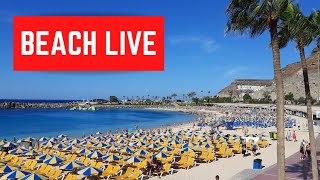 🔴☀️ LIVE Amadores Beach Gran Canaria Weather Wetter [upl. by Gilbye]