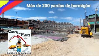 así avanza el puente de la 68 con 3 bogota 🇨🇴 pumping concrete family 265 yardas de concreto [upl. by Korten]