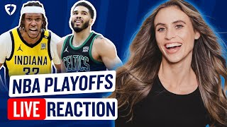 Pacers VS Celtics NBA Playoffs LIVE Reaction With Bridget Case [upl. by Josefa]