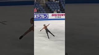 Loena Hendrickx  2023 Skate America iceskating skateamerica shorts [upl. by Neladgam]