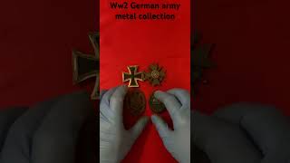 Ww2 German army metal collection wwii ww2 vintage collector militaria history germanarmy [upl. by Calloway]