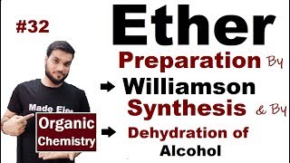 Ether ROR Preparation by Dehydration of Alcohol amp by Williamson Synthesis  NEET JEE  L32 [upl. by Esened]