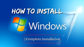 How to install Windows 7  telugu  2022 [upl. by Avan379]