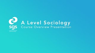 A Level Sociology Course Overview Presentation [upl. by Lovash259]