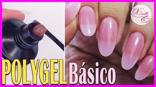 👉06 Como hacer Uñas de POLYGEL con tips 💜 paso a paso PRINCIPIANTES  Curso GRATIS [upl. by Yelsnia390]